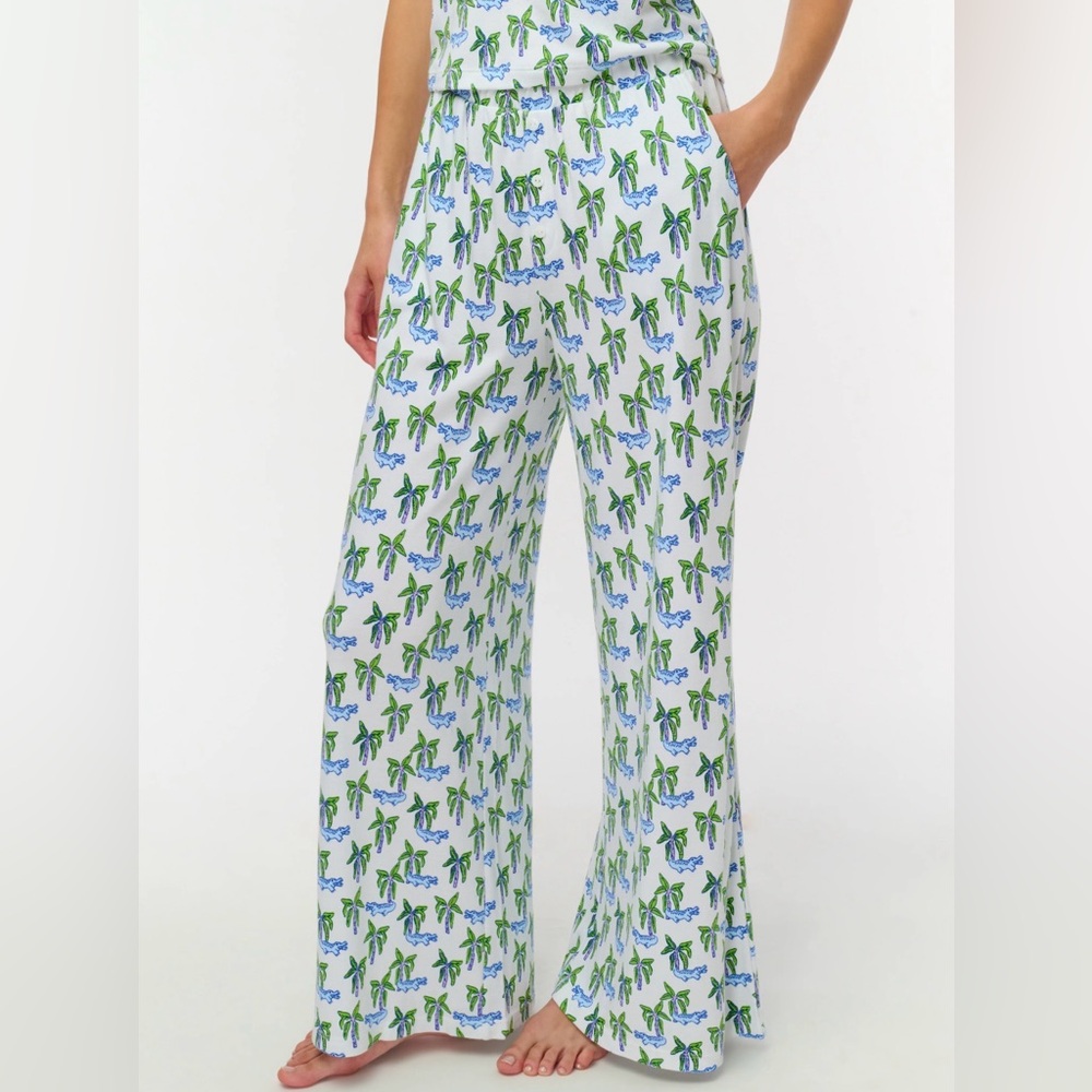 Roller Rabbit snappy palms Boden pants